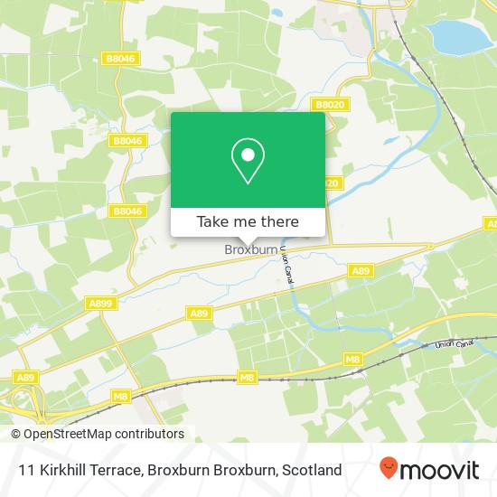 11 Kirkhill Terrace, Broxburn Broxburn map