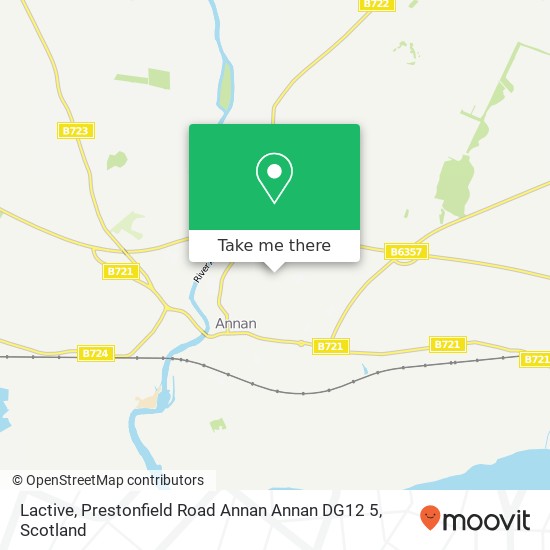 Lactive, Prestonfield Road Annan Annan DG12 5 map