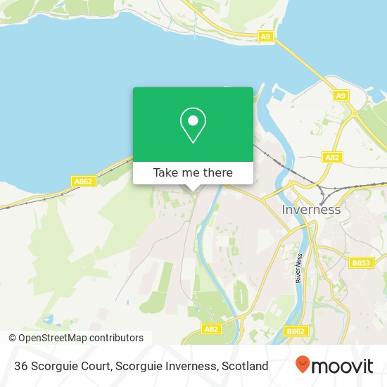 36 Scorguie Court, Scorguie Inverness map