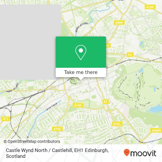 Castle Wynd North / Castlehill, EH1 Edinburgh map