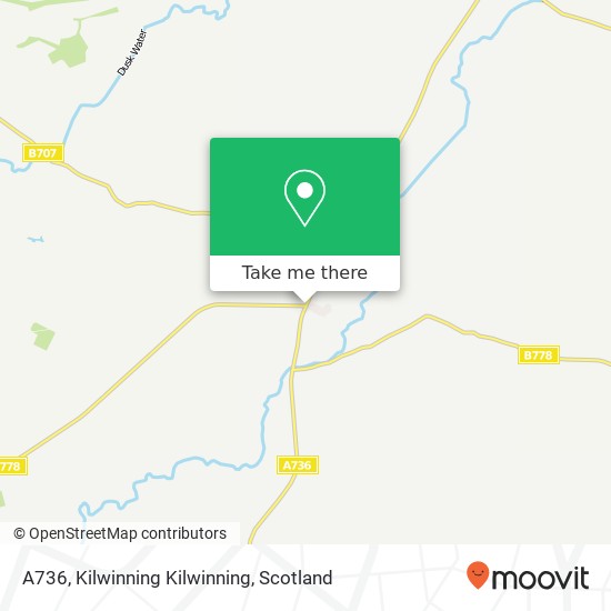 A736, Kilwinning Kilwinning map