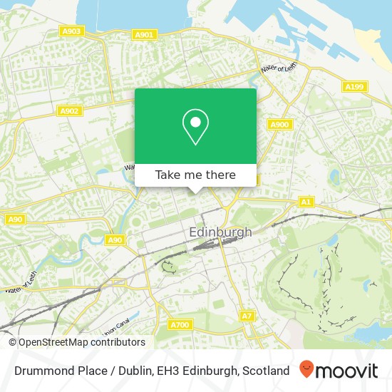 Drummond Place / Dublin, EH3 Edinburgh map