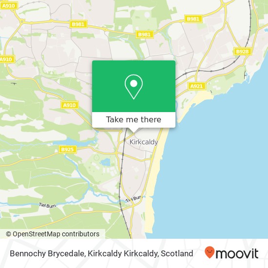 Bennochy Brycedale, Kirkcaldy Kirkcaldy map