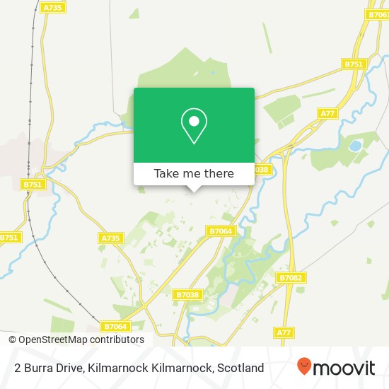 2 Burra Drive, Kilmarnock Kilmarnock map
