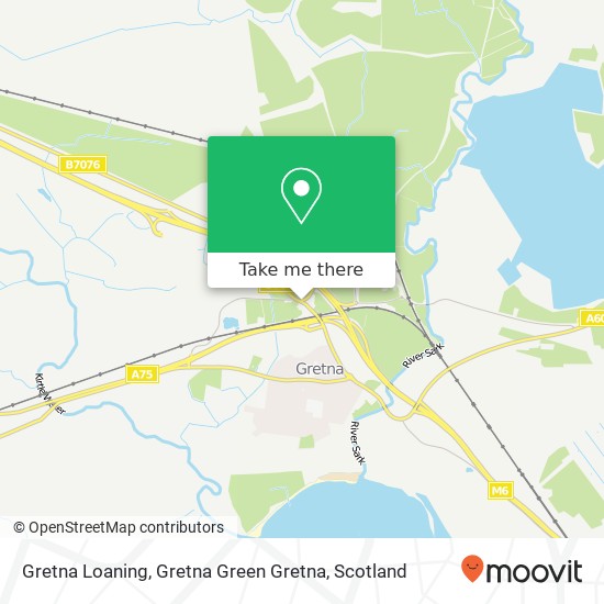 Gretna Loaning, Gretna Green Gretna map