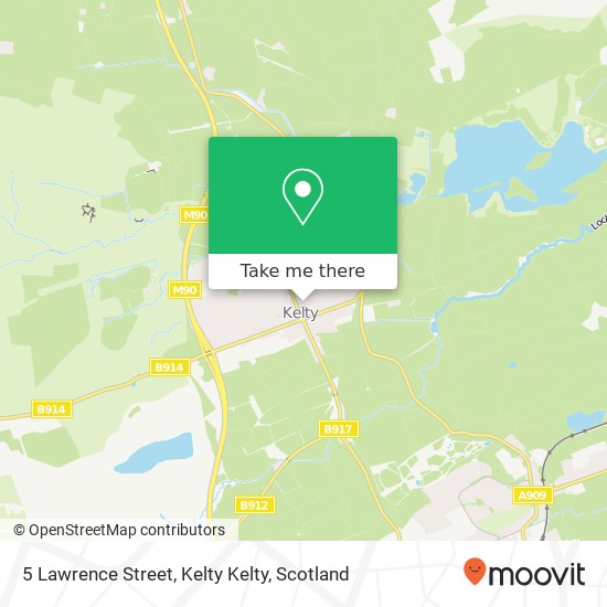 5 Lawrence Street, Kelty Kelty map