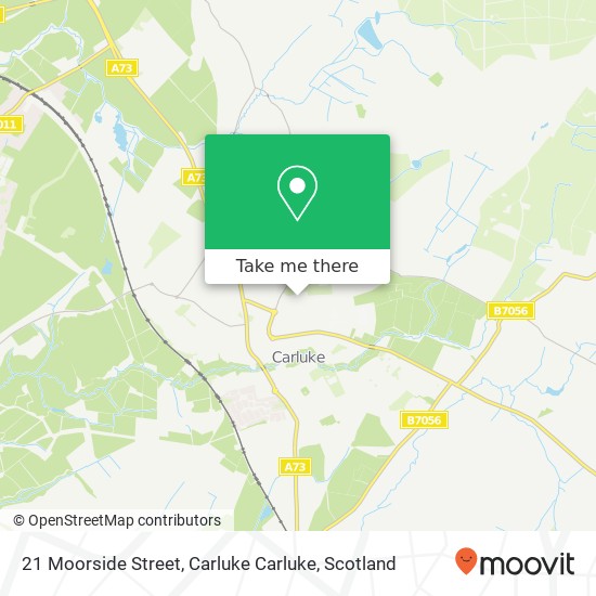 21 Moorside Street, Carluke Carluke map