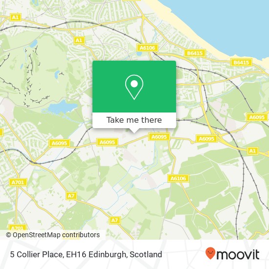 5 Collier Place, EH16 Edinburgh map