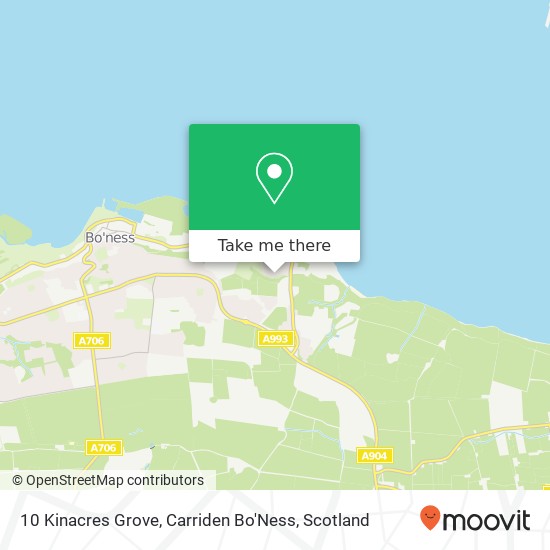 10 Kinacres Grove, Carriden Bo'Ness map