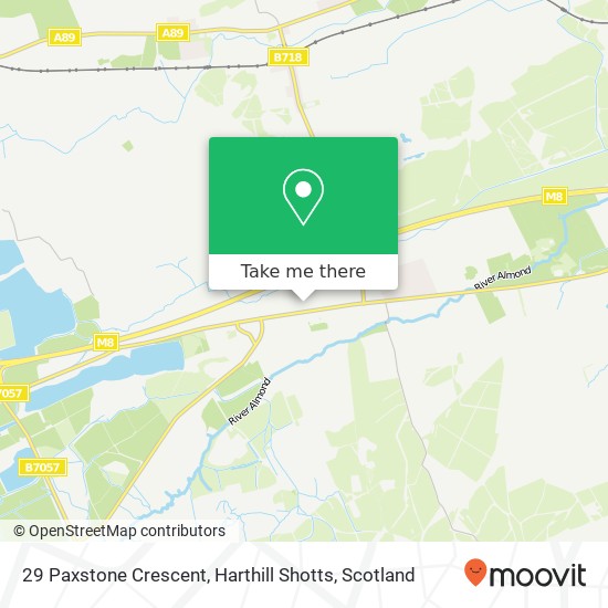 29 Paxstone Crescent, Harthill Shotts map