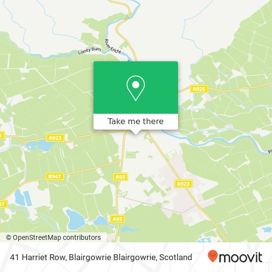41 Harriet Row, Blairgowrie Blairgowrie map
