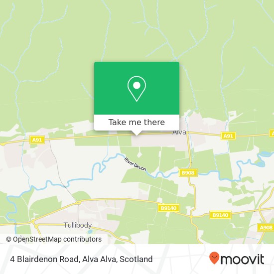 4 Blairdenon Road, Alva Alva map
