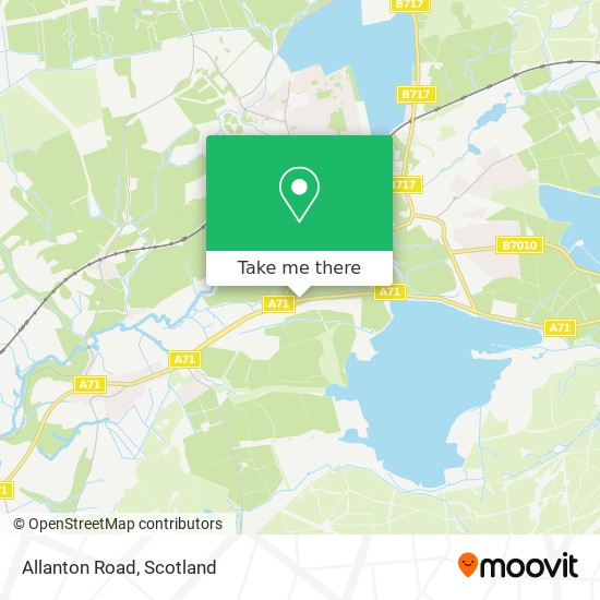 Allanton Road map