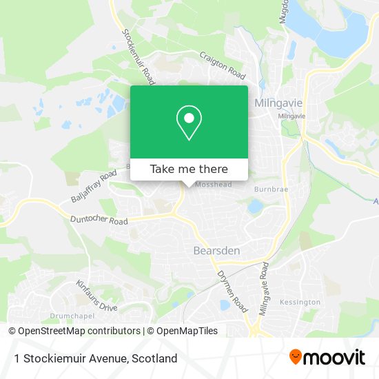 1 Stockiemuir Avenue map