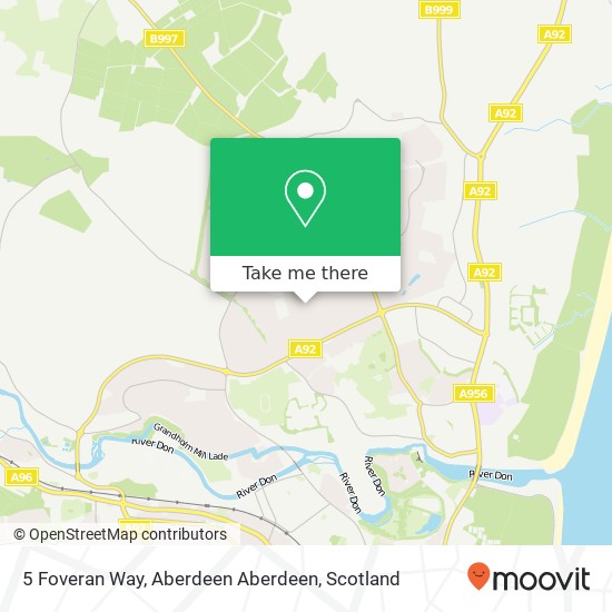 5 Foveran Way, Aberdeen Aberdeen map