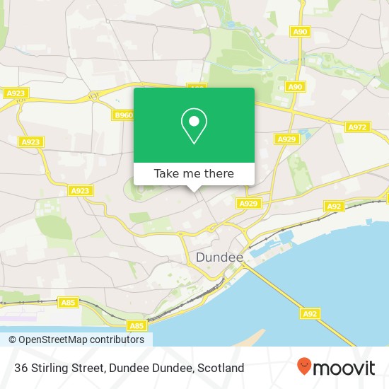36 Stirling Street, Dundee Dundee map