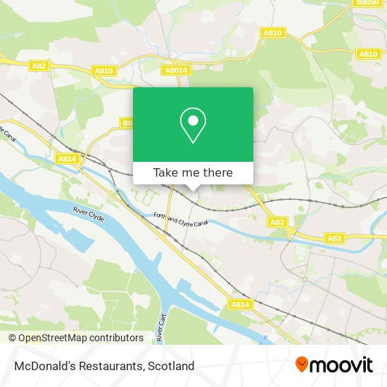 McDonald's Restaurants map