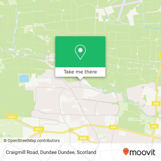 Craigmill Road, Dundee Dundee map