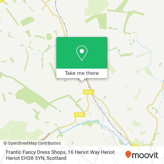 Frantic Fancy Dress Shops, 16 Heriot Way Heriot Heriot EH38 5YN map