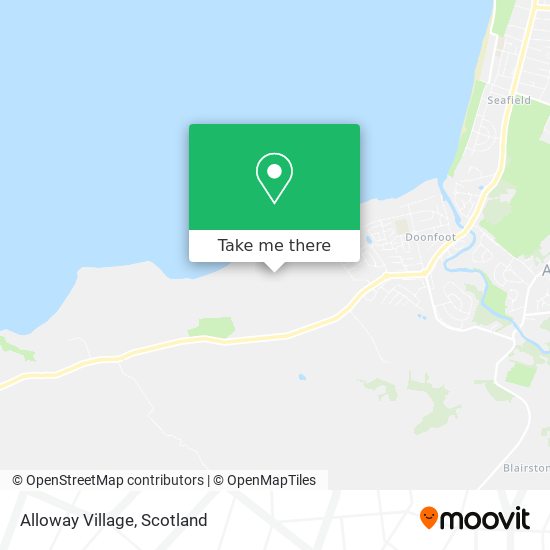 Alloway Village map