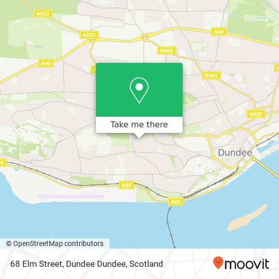 68 Elm Street, Dundee Dundee map