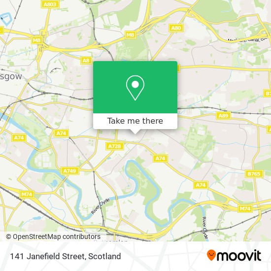 141 Janefield Street map