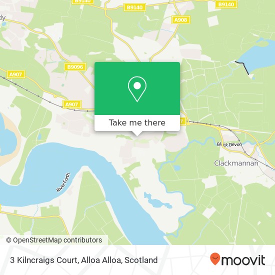3 Kilncraigs Court, Alloa Alloa map