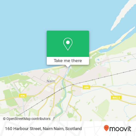 160 Harbour Street, Nairn Nairn map