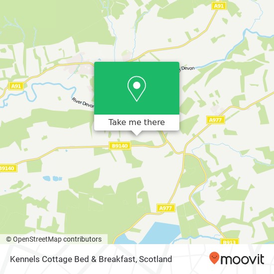 Kennels Cottage Bed & Breakfast map