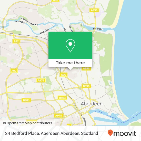 24 Bedford Place, Aberdeen Aberdeen map