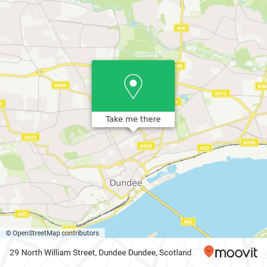 29 North William Street, Dundee Dundee map