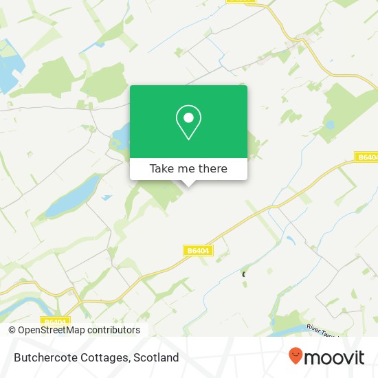 Butchercote Cottages map
