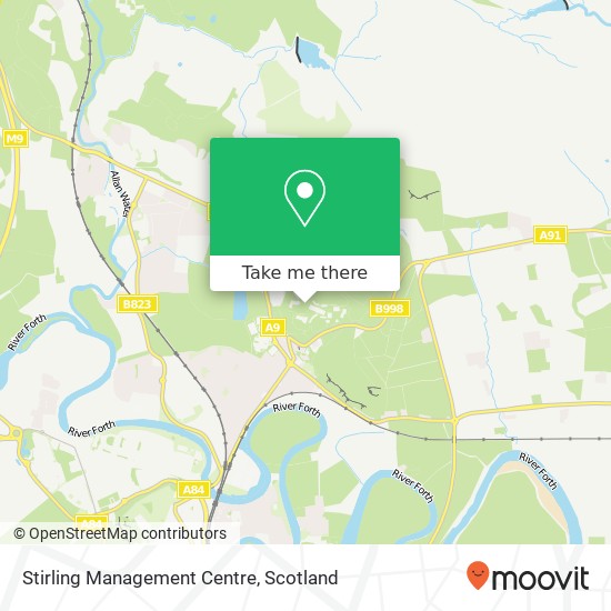 Stirling Management Centre map