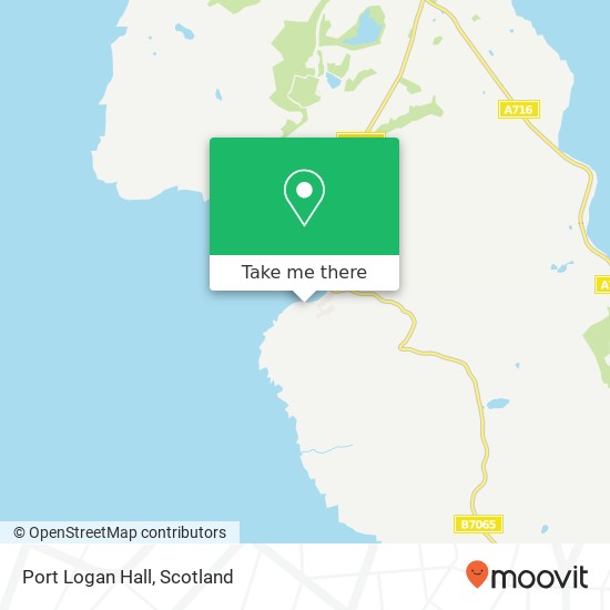 Port Logan Hall map
