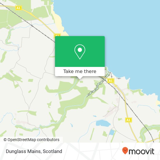 Dunglass Mains map
