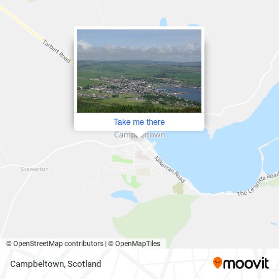 Campbeltown map