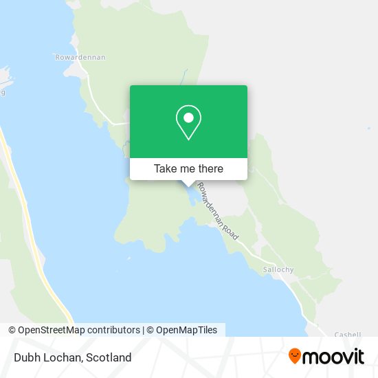 Dubh Lochan map