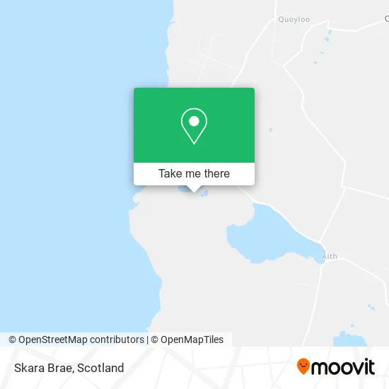 Skara Brae map
