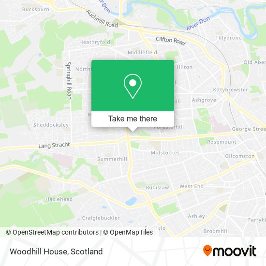 Woodhill House map