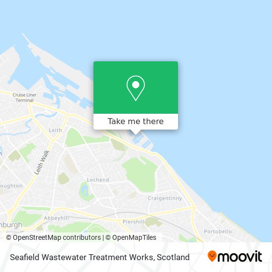 Seafield Wastewater Treatment Works map