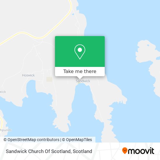 Sandwick Church Of Scotland map