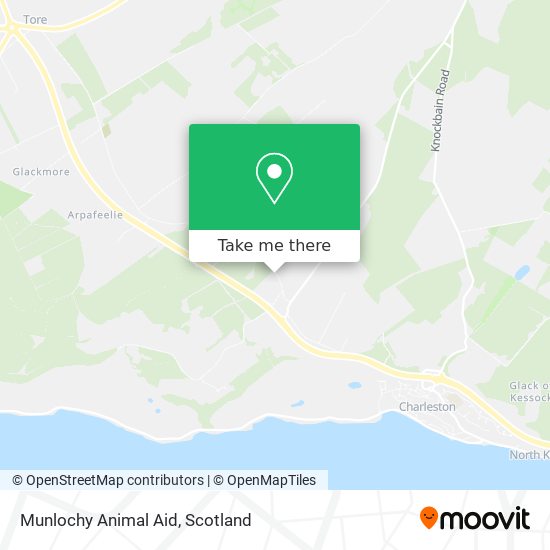 Munlochy Animal Aid map