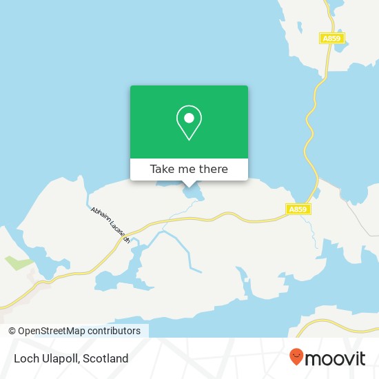 Loch Ulapoll map