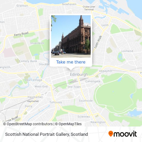 Scottish National Portrait Gallery map
