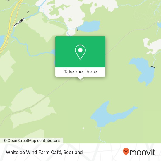 Whitelee Wind Farm Café map