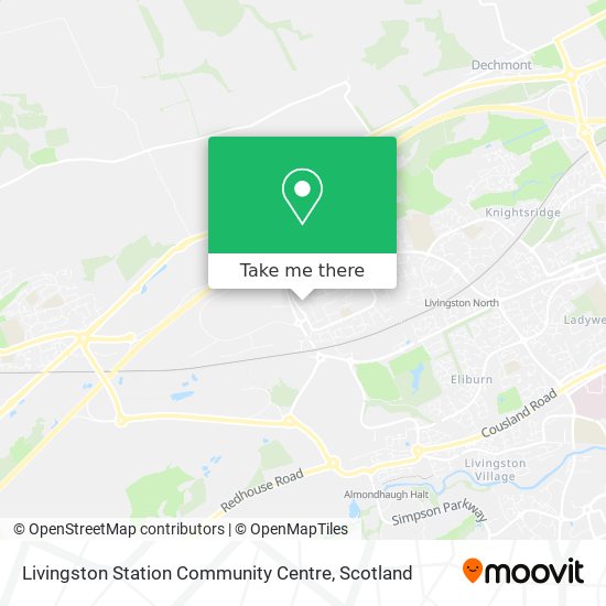Livingston Station Community Centre map