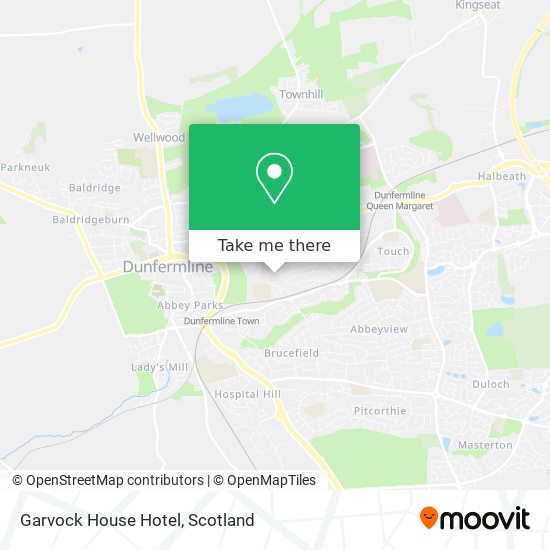 Garvock House Hotel map