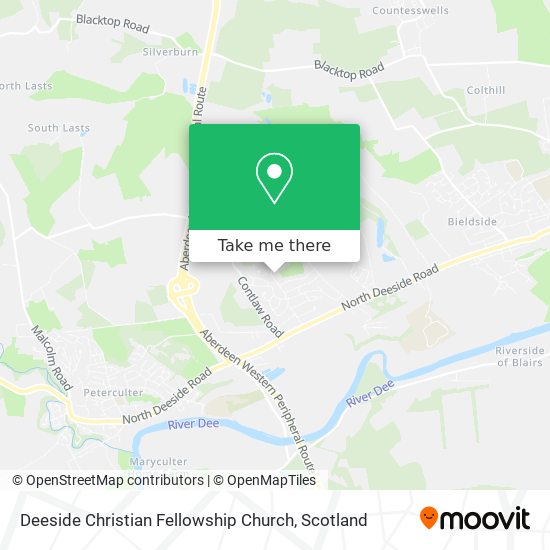 Deeside Christian Fellowship Church map