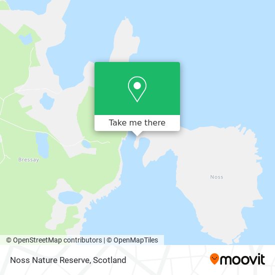 Noss Nature Reserve map