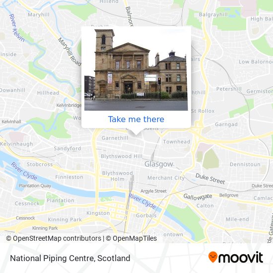 National Piping Centre map